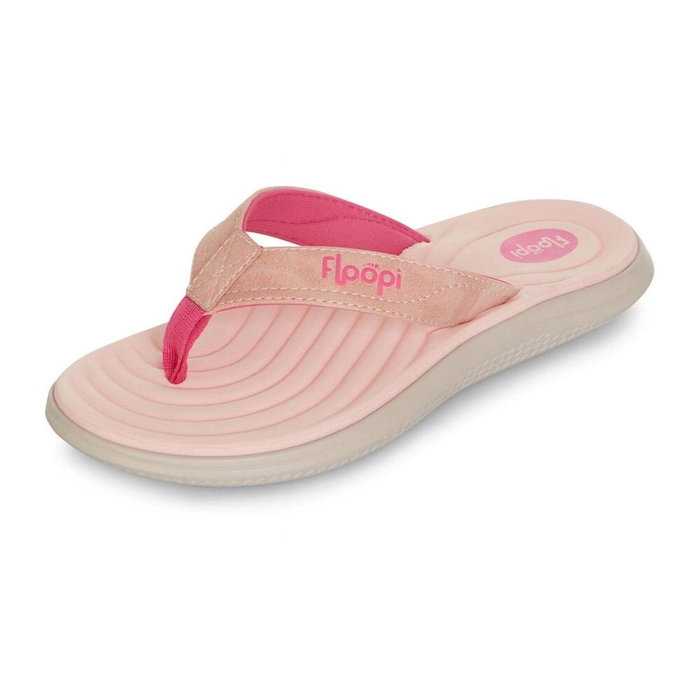 Floopi Flip Flops Women 9 Memory Foam Sandals Beach Sandals Anti Skid Soles NEW